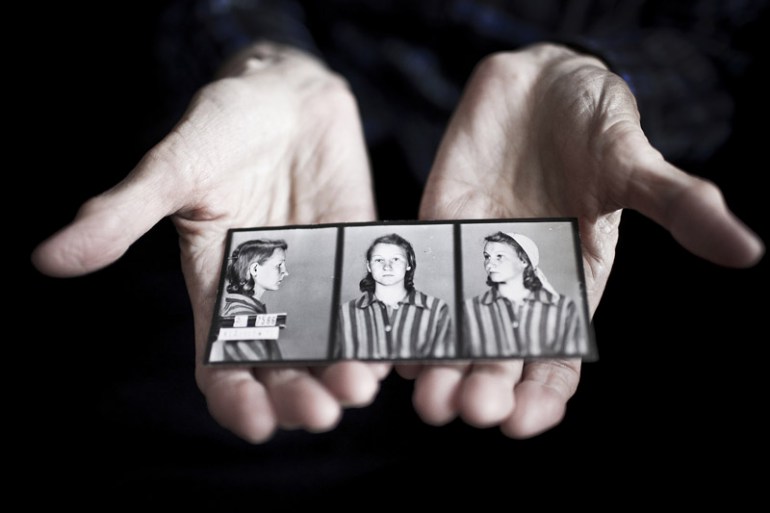 Photographs of Zofia Posmysz from the time of internment at Auschwitz concentration camp, photo: Rafal Milach/Tygodnik Powszechny/Forum